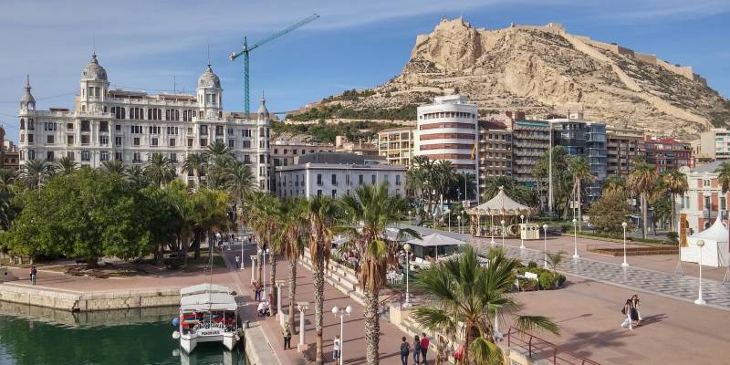 The province of Alicante on the Costa Blanca