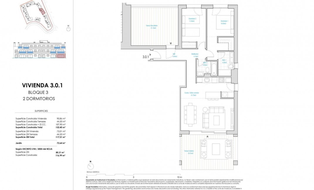 New Build - Ground floor apartment - Casares