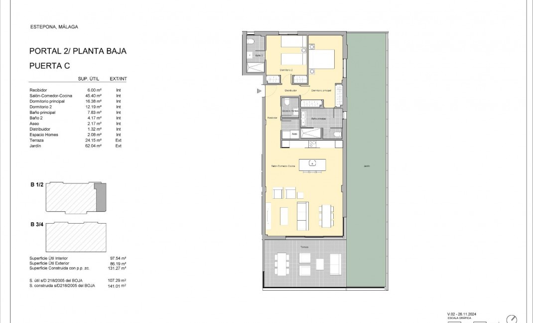 Nouvelle construction - Ground floor apartment - Estepona