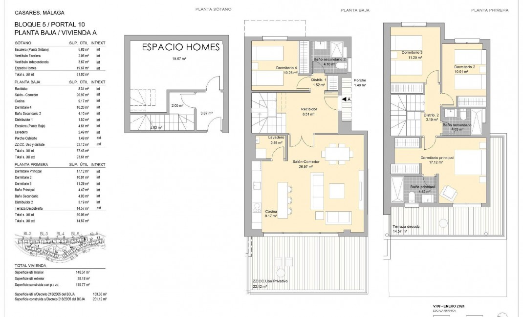 New Build - Ground floor apartment - Casares