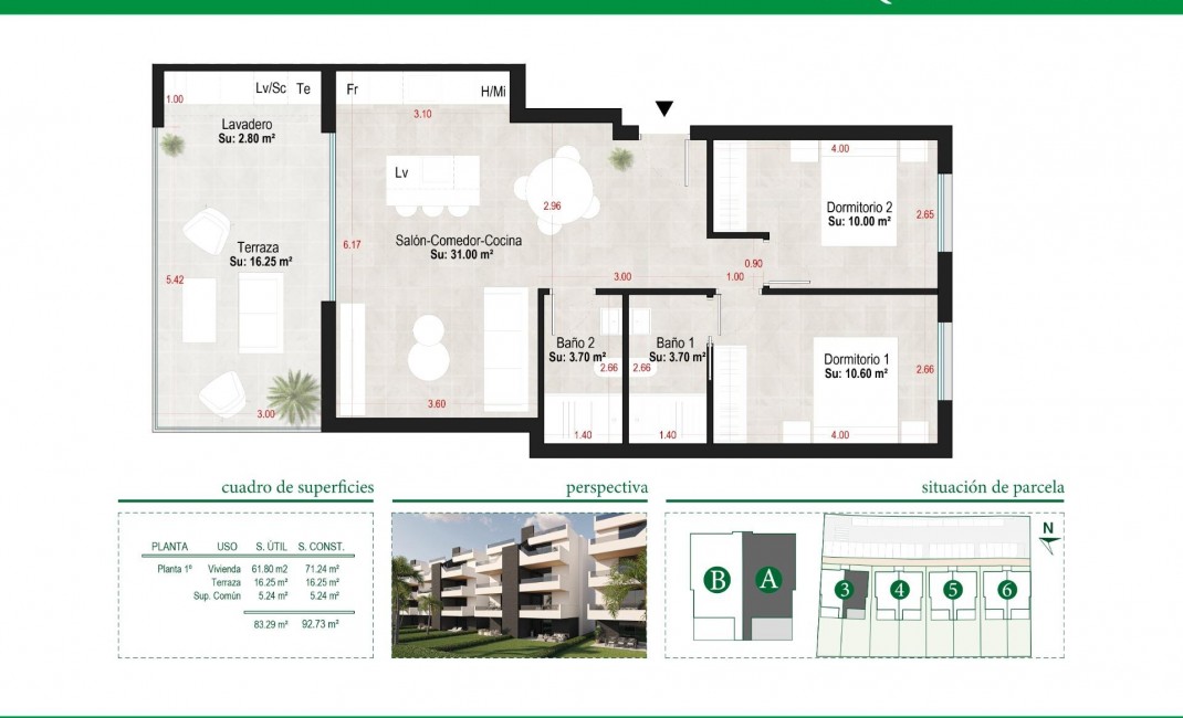 Nouvelle construction - Appartement - Alhama de Murcia