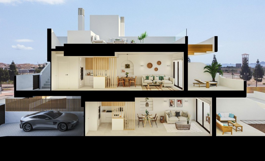 New Build - Ground floor apartment - Los Alcázares