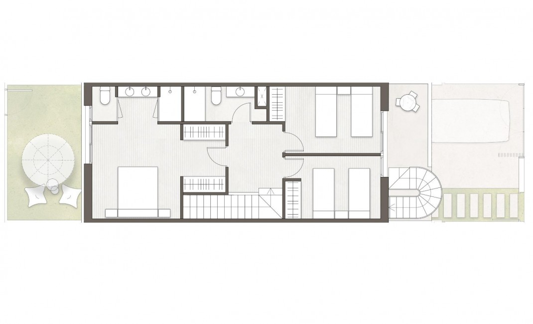 New Build - Townhouse - Pilar de la Horadada - PILAR DE LA HORADADA