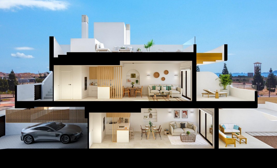 Nouvelle construction - Ground floor apartment - Los Alcázares - Serena Golf
