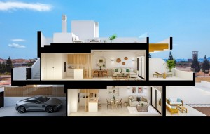 Nouvelle construction - Ground floor apartment - Los Alcázares - Serena Golf