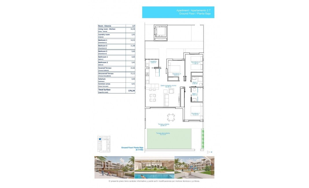 New Build - Ground floor apartment - Pilar de la Horadada - PILAR DE LA HORADADA