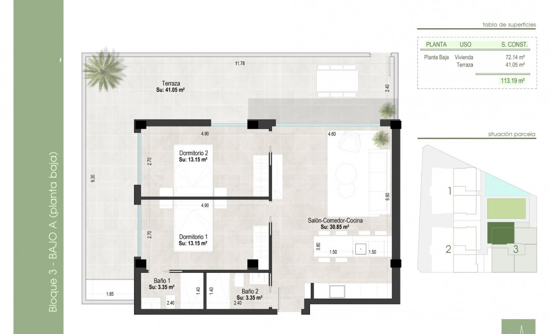 New Build - Ground floor apartment - San Pedro del Pinatar