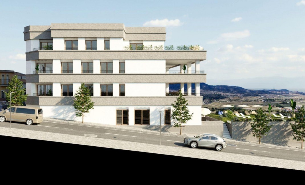 New Build - Ground floor apartment - Hondón de las Nieves