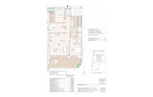 New Build - Ground floor apartment - Hondón de las Nieves