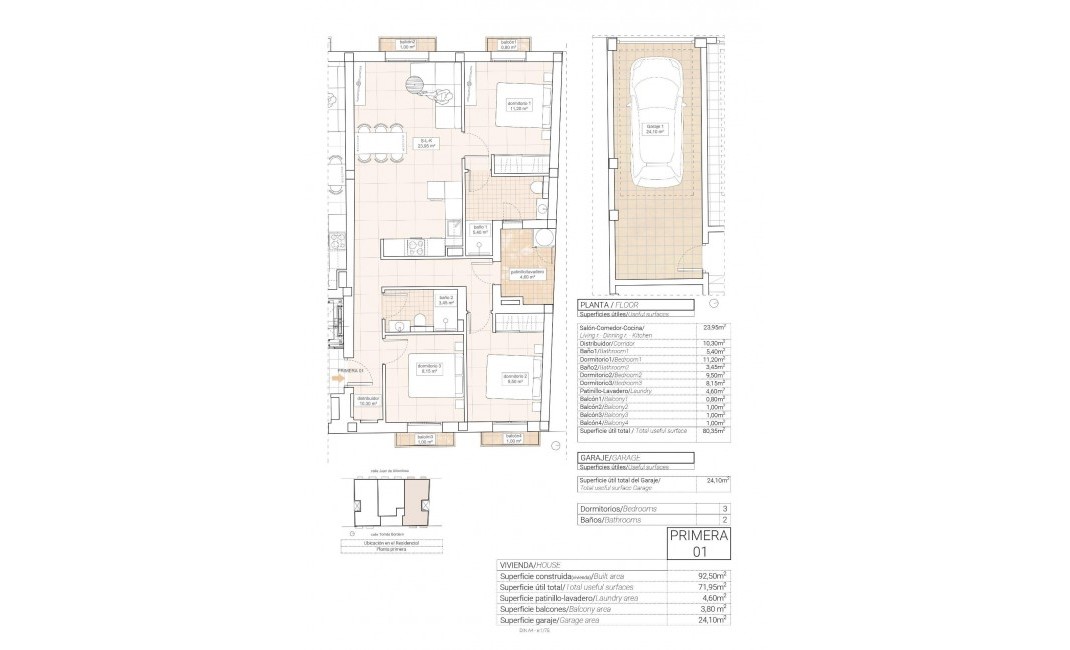 New Build - Apartment - Hondón de las Nieves