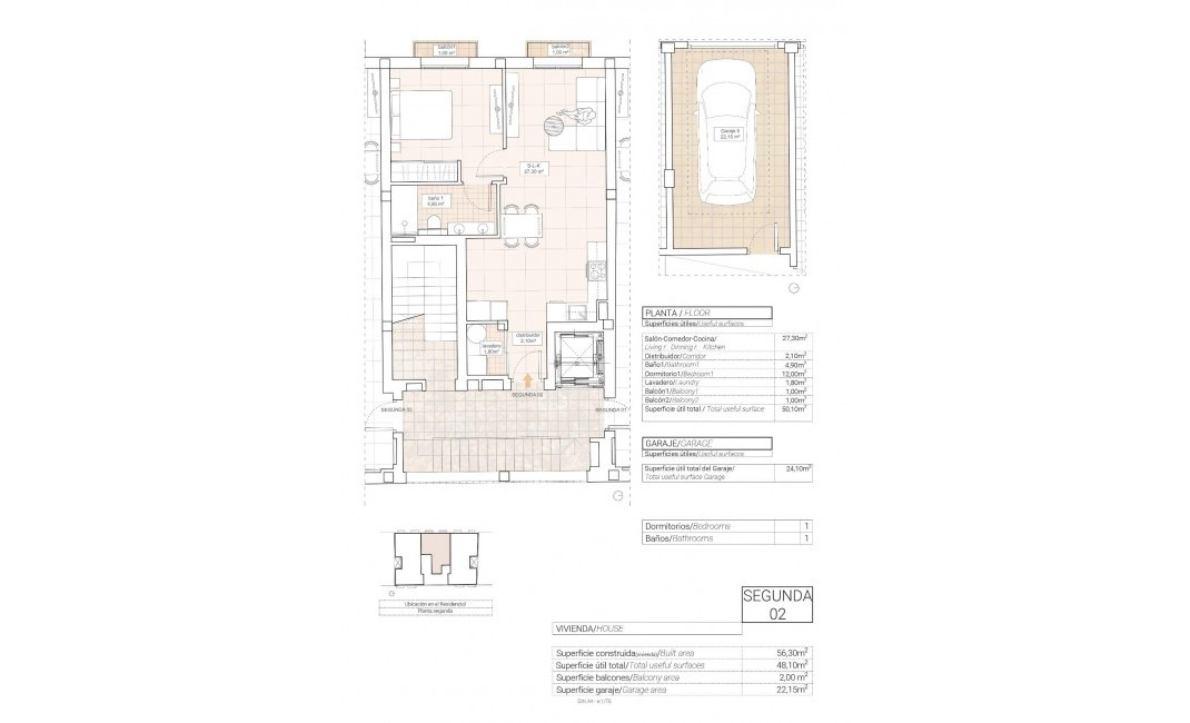 New Build - Apartment - Hondón de las Nieves