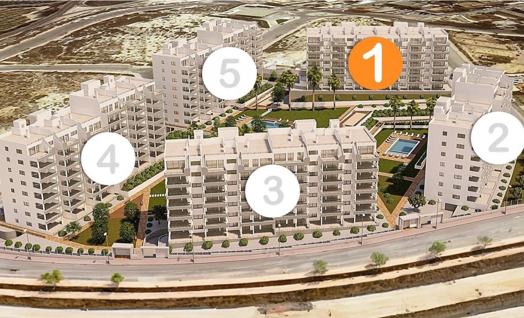 Nouvelle construction - Ground floor apartment - San Miguel de Salinas