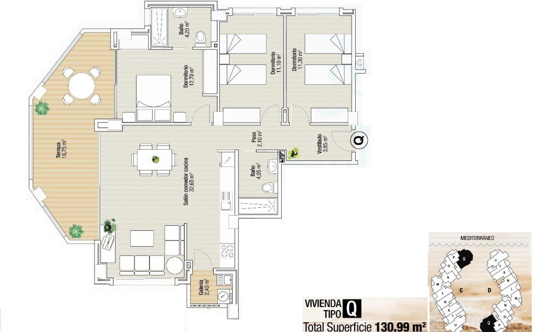 New Build - Apartment - La Manga del Mar Menor