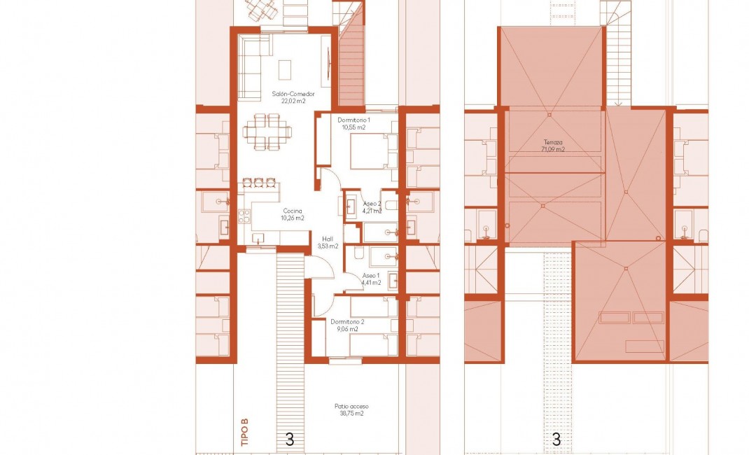 New Build - Townhouse - BAÑOS Y MENDIGO