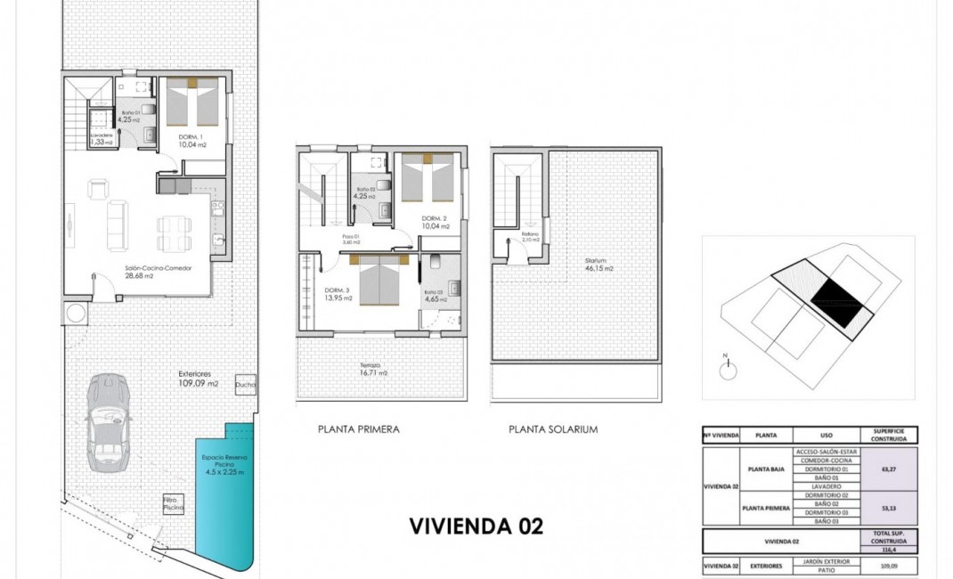 New Build - Semidetached - Pilar de la Horadada - PILAR DE LA HORADADA