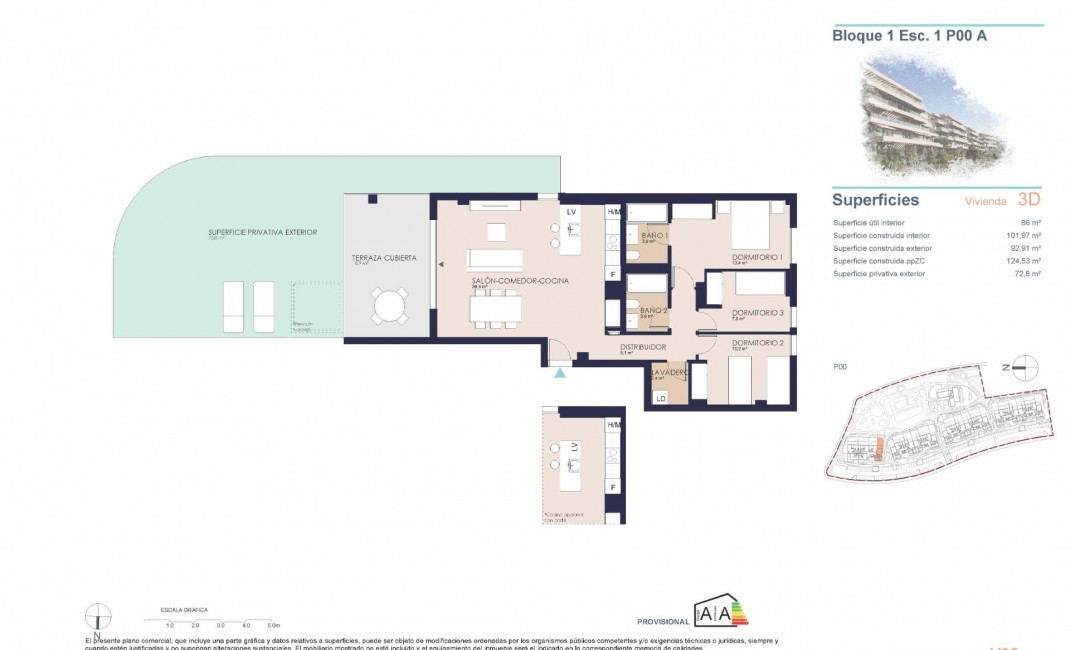 New Build - Ground floor apartment - Denia