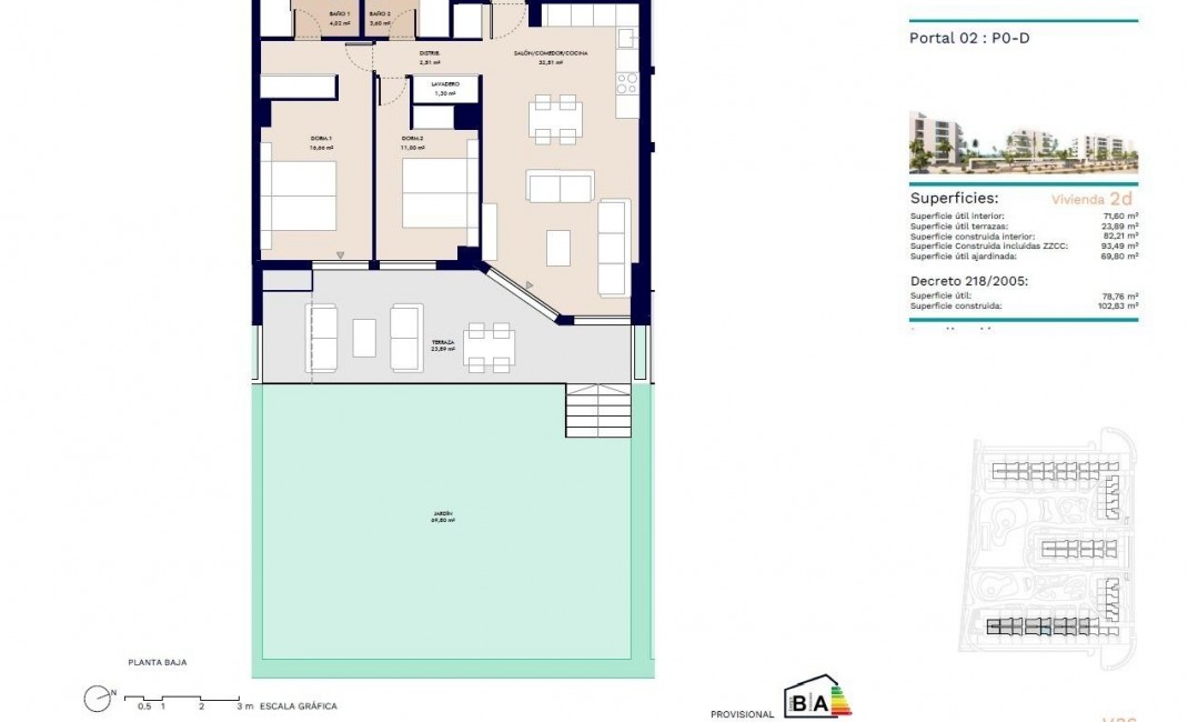 New Build - Ground floor apartment - Almerimar