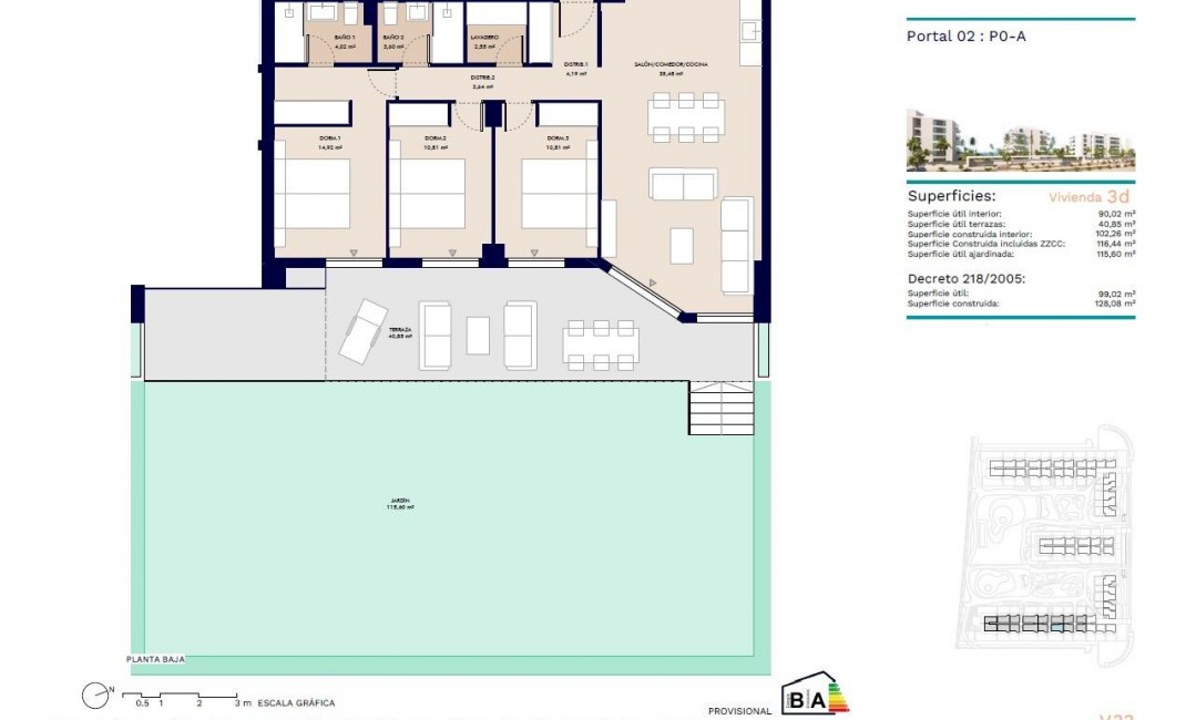 New Build - Ground floor apartment - Almerimar