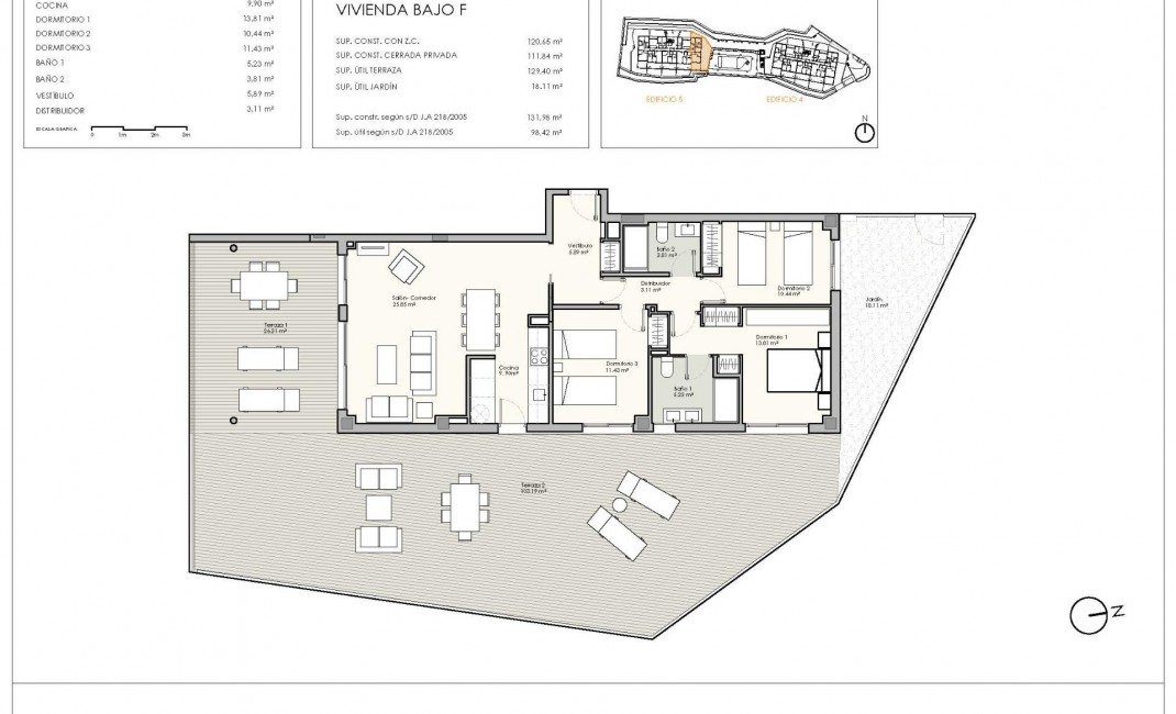 New Build - Ground floor apartment - Casares