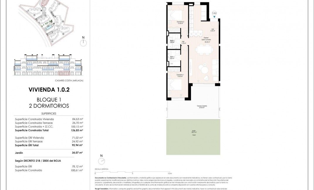 New Build - Ground floor apartment - Casares