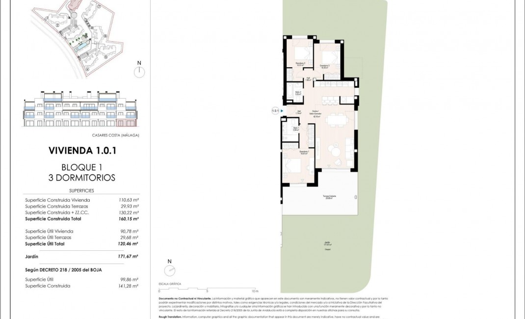 New Build - Ground floor apartment - Casares