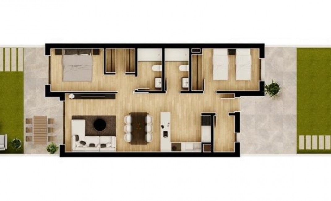 Nouvelle construction - Ground floor apartment - Monforte del Cid