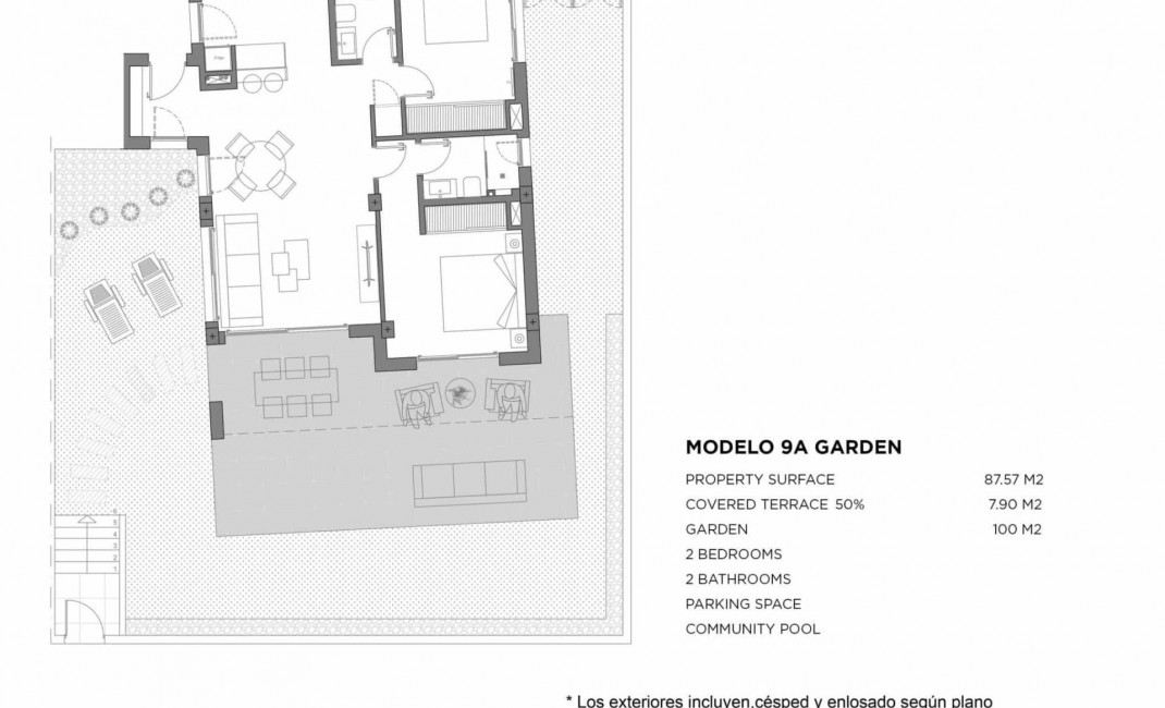 Nouvelle construction - Ground floor apartment - Los Alcázares