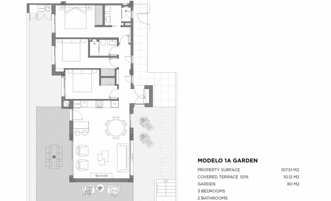 New Build - Ground floor apartment - Los Alcázares
