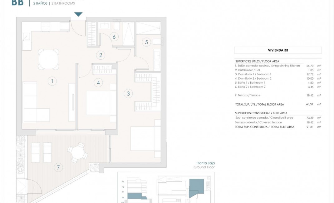 Nouvelle construction - Ground floor apartment - Benijofar - Benijófar