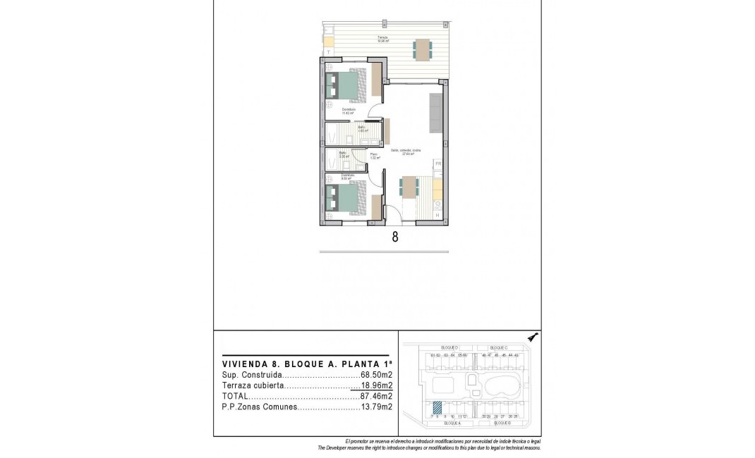 Nouvelle construction - Apartement - Torre Pacheco - Torre-pacheco