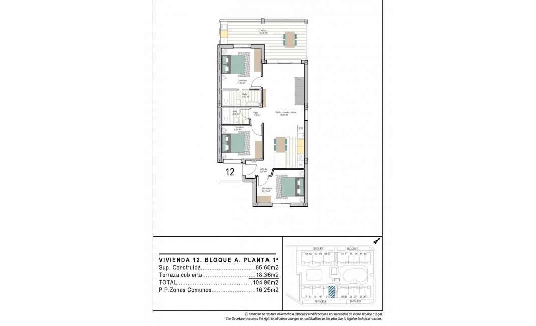 Nouvelle construction - Apartement - Torre Pacheco - Torre-pacheco
