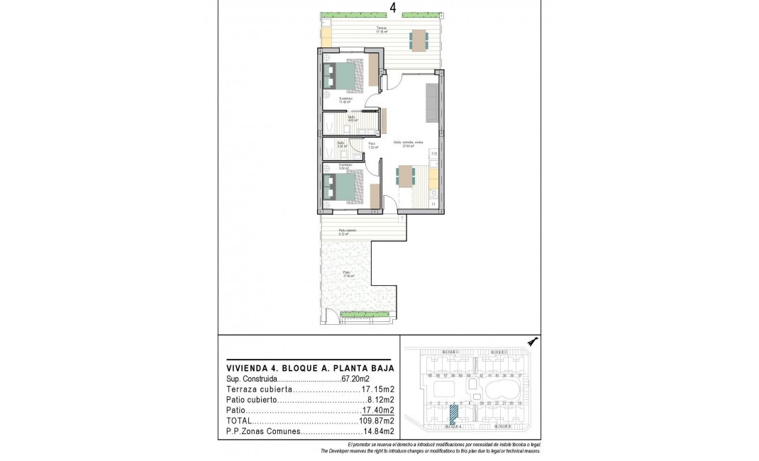 Nouvelle construction - Ground floor apartment - Torre Pacheco - Torre-pacheco