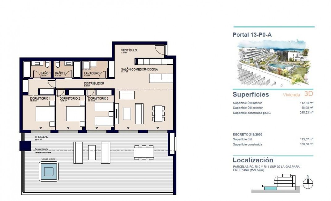 Nouvelle construction - Ground floor apartment - Estepona