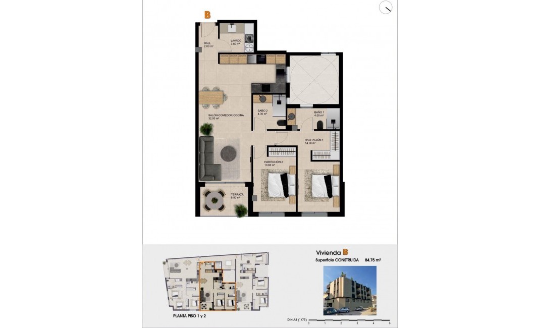 Nouvelle construction - Appartement - Catral