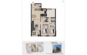 Nouvelle construction - Appartement - Catral