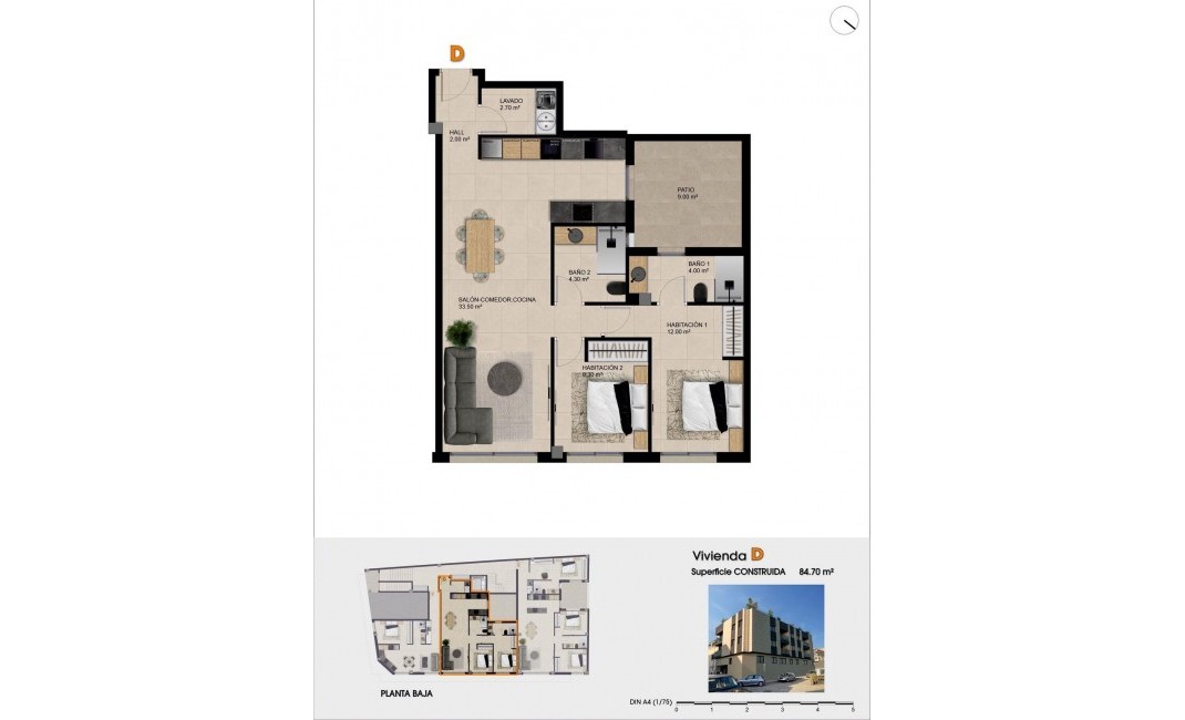 New Build - Ground floor apartment - Catral