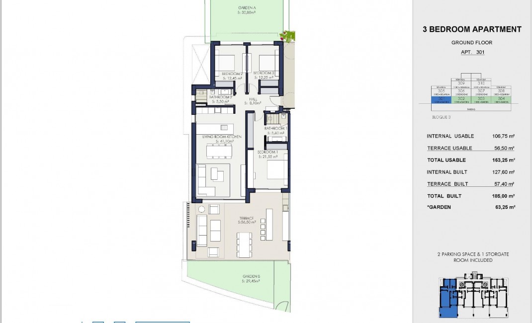 Nouvelle construction - Ground floor apartment - Estepona