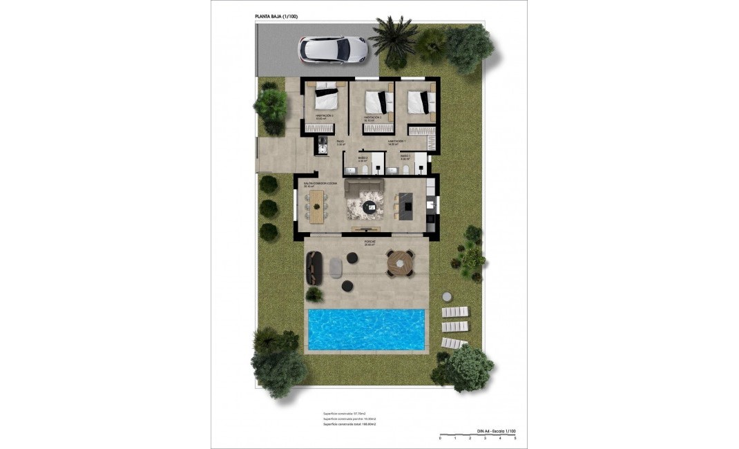 Nouvelle construction - Villa - Hondón de las Nieves