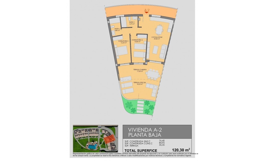 Nouvelle construction - Ground floor apartment - Los Alcázares