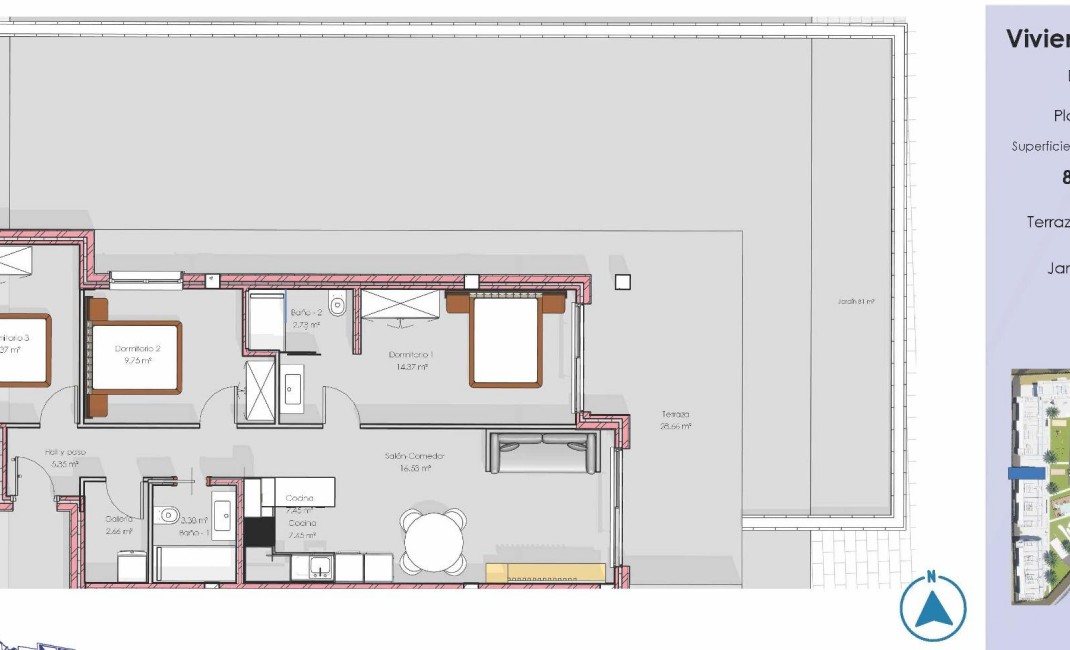 Nouvelle construction - Ground floor apartment - Guardamar del Segura - EL RASO