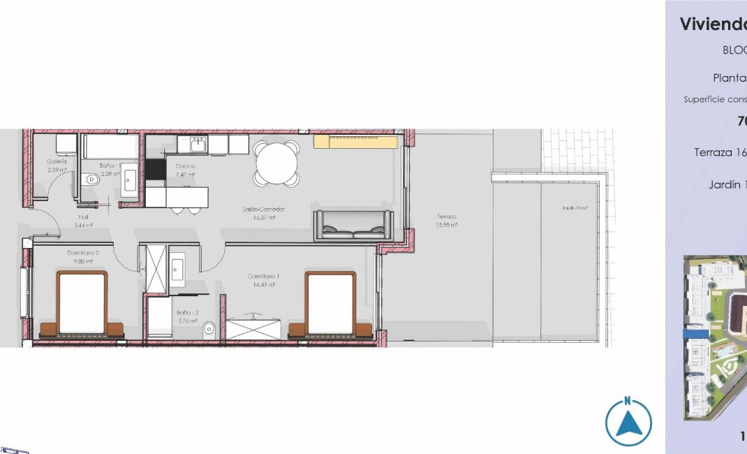 Nouvelle construction - Ground floor apartment - Guardamar del Segura - EL RASO