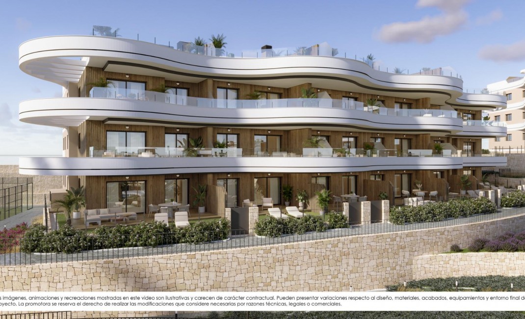 New Build - Ground floor apartment - Finestrat