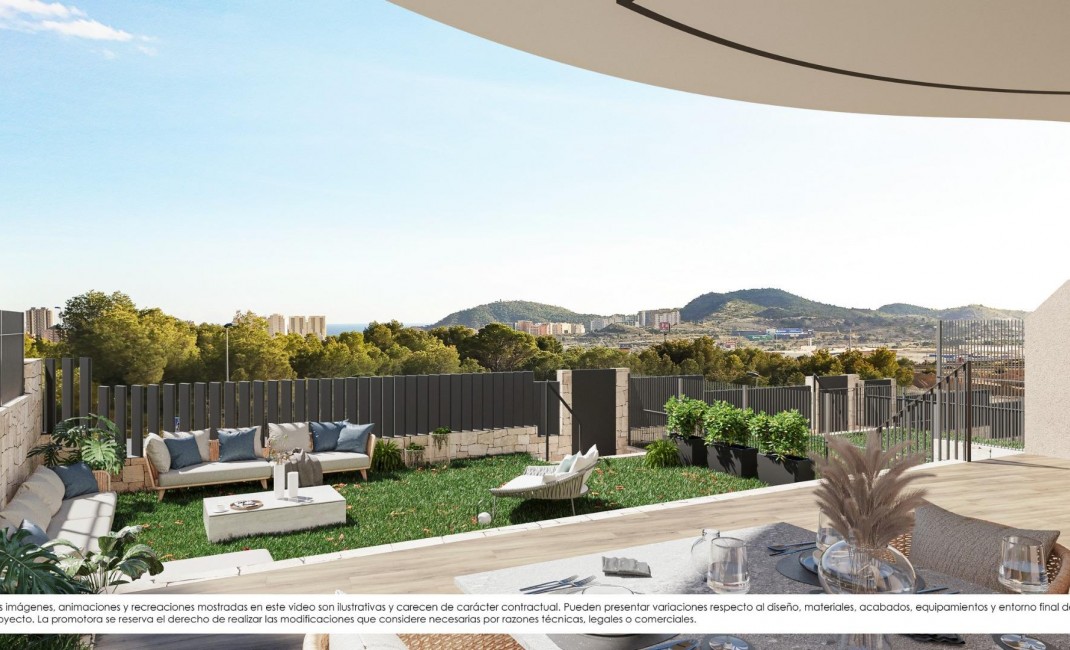 New Build - Ground floor apartment - Finestrat