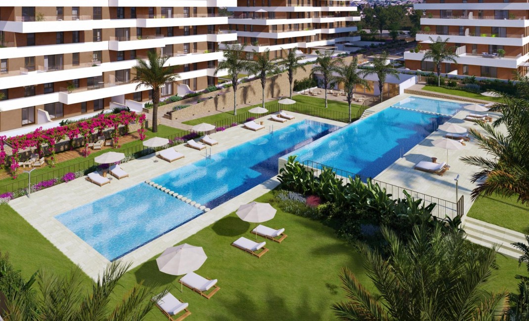 New Build - Ground floor apartment - Villajoyosa