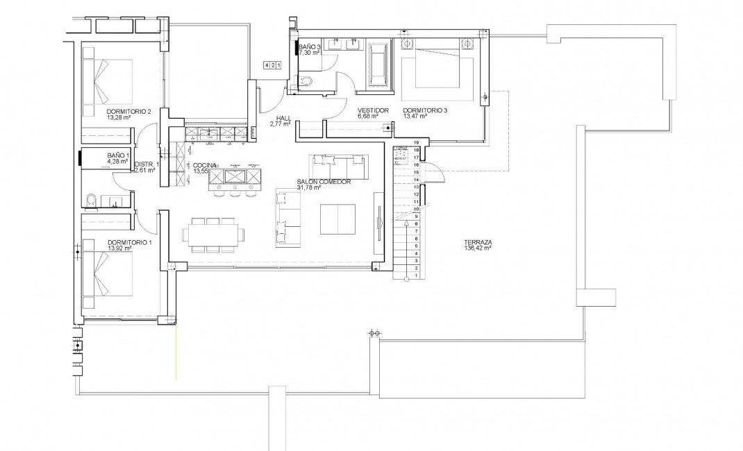 Nouvelle construction - Apartement - Ojen
