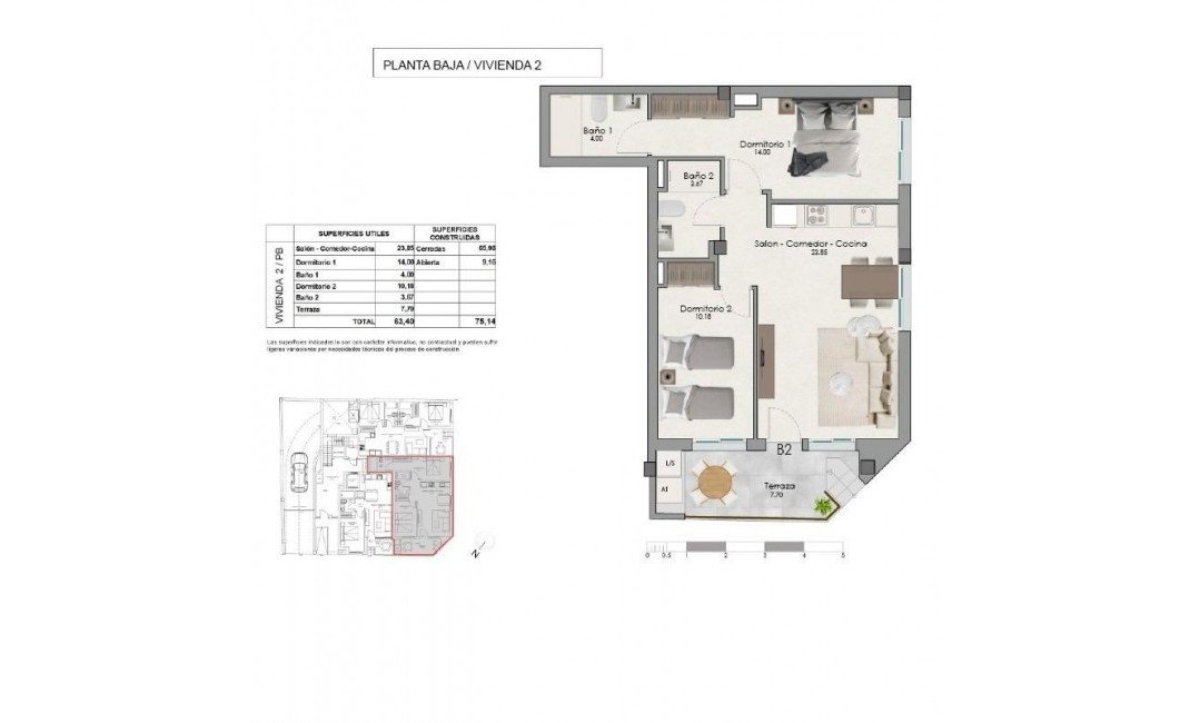 Nouvelle construction - Ground floor apartment - Santa Pola