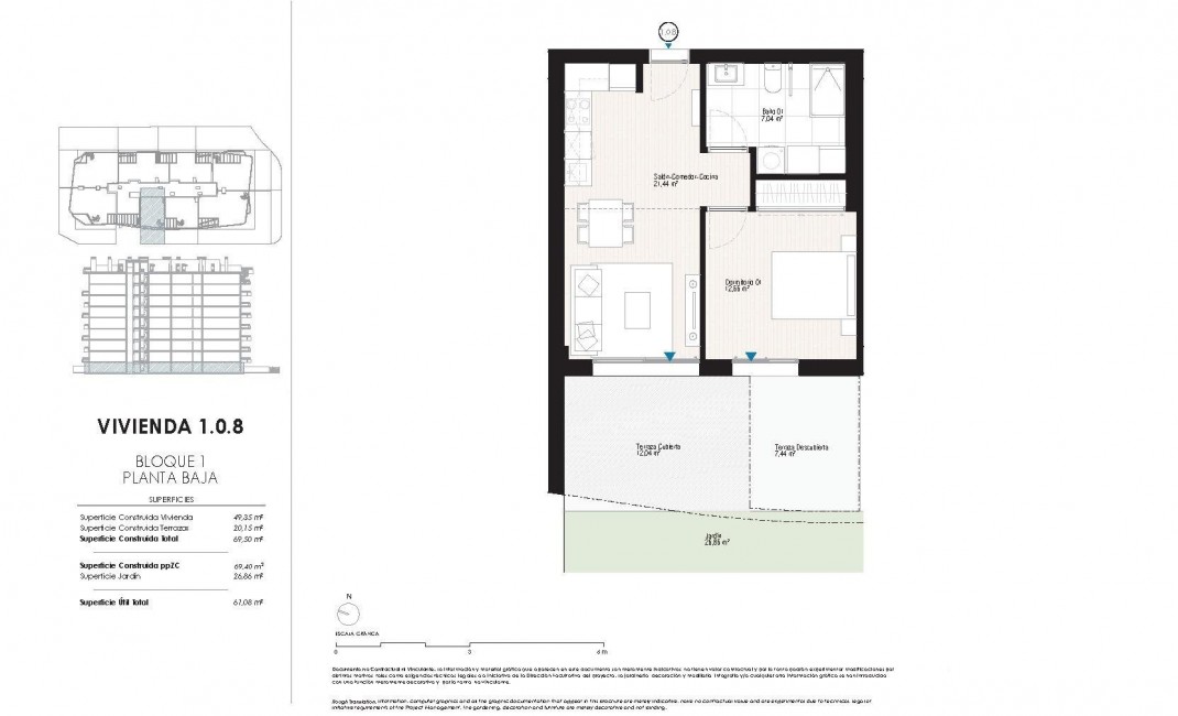 New Build - Ground floor apartment - Villajoyosa