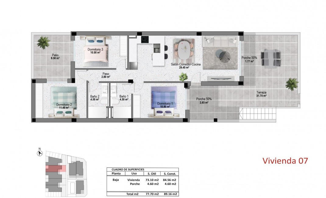 Nouvelle construction - Apartement - Pilar de la Horadada - PILAR DE LA HORADADA
