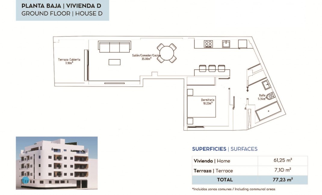Nouvelle construction - Ground floor apartment - Torrevieja