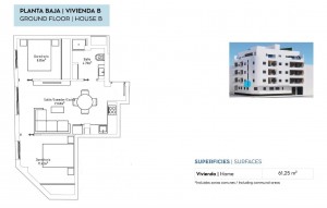 Nouvelle construction - Ground floor apartment - Torrevieja
